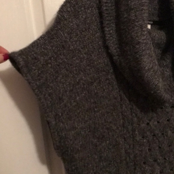 Thick sweater dress-dark grey - Picture 5 of 5